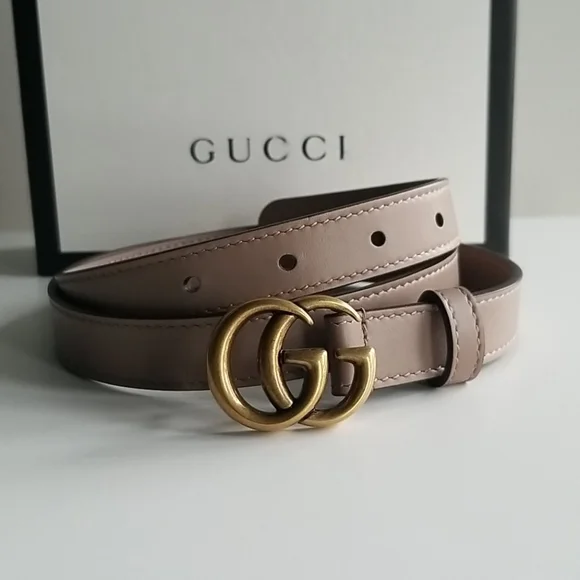 Gucci | Accessories | Gucci Marmont Skinny Belt Nwot | Poshmark display picture 3